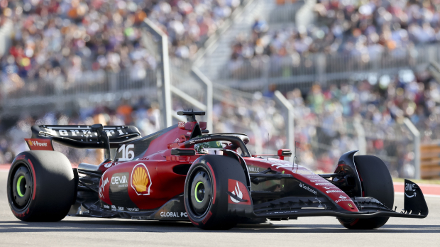 Austin (United States), 20/10/2023.- Ferrari driver Charles Leclerc during a qualifying session for the 2023 Formula 1 Grand Prix of the United States at the Circuit of the Americas in Austin, USA, 20 October 2023. (Fórmula Uno, Estados Unidos) EFE/EPA/ADAM DAVIS
