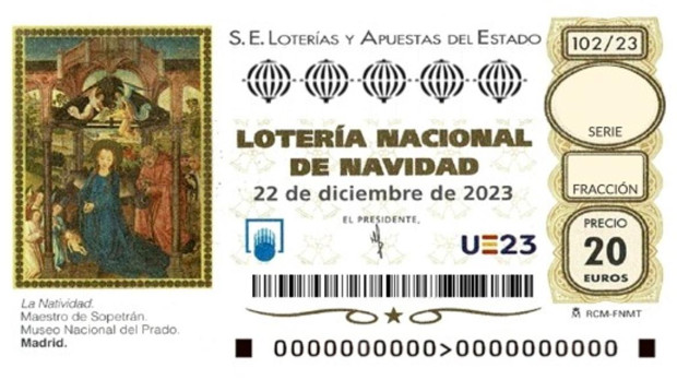 Décimo Lotería de Navidad 2023