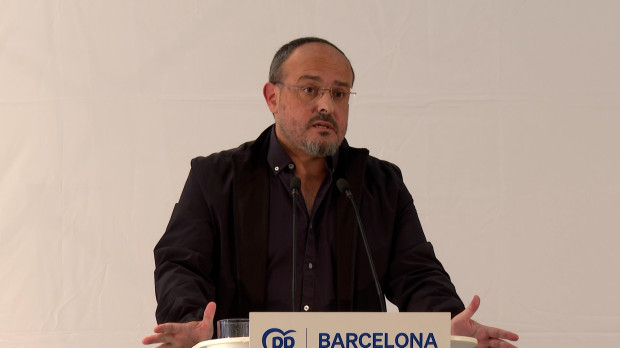El presidente del PP de Cataluña, Alejandro Fernández