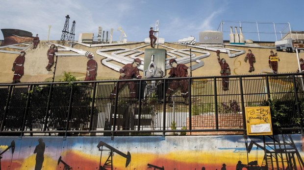 Fotografía de la sede del Ministerio del Petróleo y de Petróleos de Venezuela (PDVSA), en Caracas, Venezuela
