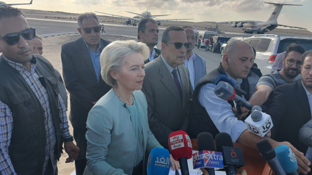 Úrsula von der Leyen Egipto Gaza