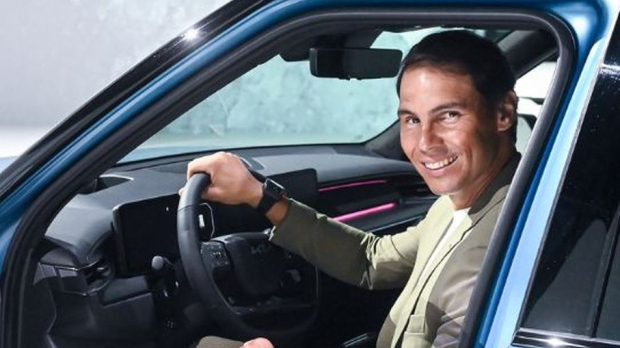 Rafa Nadal es un aficionado al automóvil