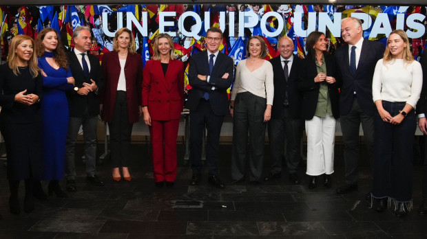 Los nuevos vicesecretarios del PP en la sede de Génova