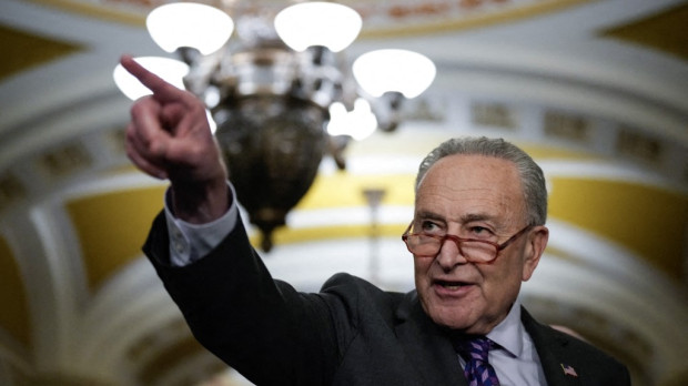Chuck Schumer, líder de la mayoría demócrata en el senado