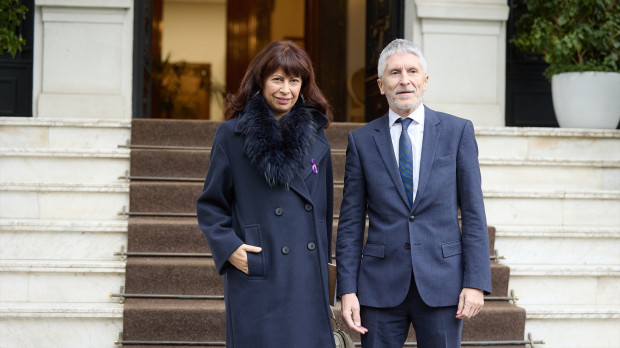 El ministro del Interior, Fernando Grande-Marlaska, y la ministra de Igualdad, Ana Redondo