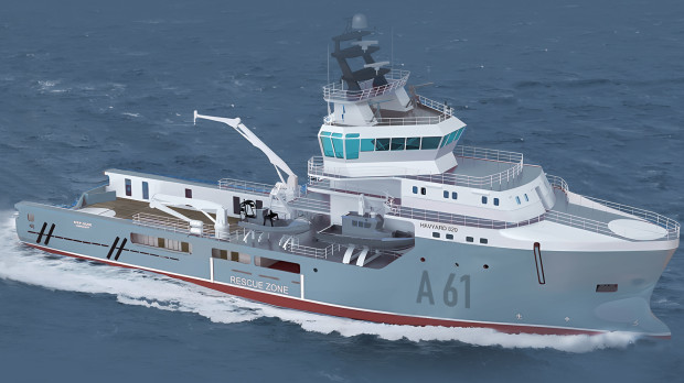 Imagen del nuevo buque de la Armada española, el Carnota
