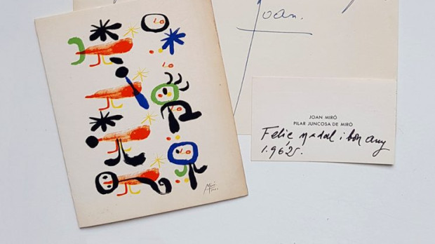 Postales de Navidad de Joan Miró