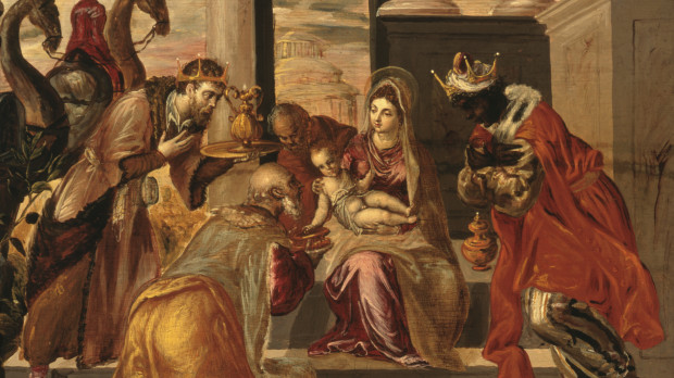 La escena plasmada por El Greco