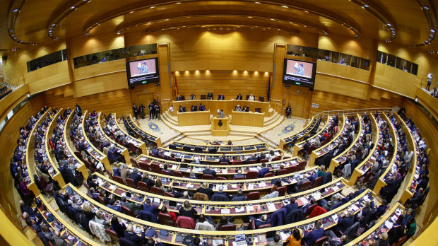 Panorámica del Senado de este 10 de enero de 2024