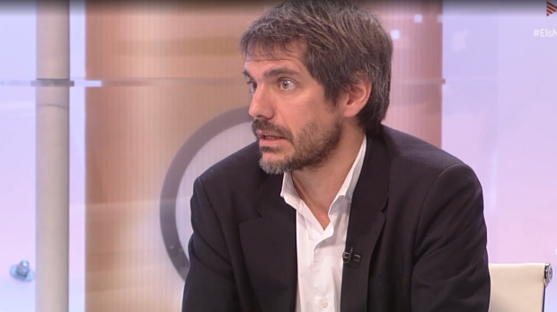 El ministro de Cultura, Ernest Urtasun en TV3