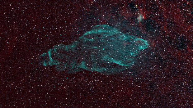 W50, el remanente de supernova en cuyo centro está el microcuásar SS 433