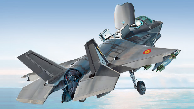 Caza de quinta generación F-35B de la compañía estadounidense Lockheed Martin