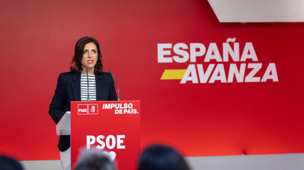 La portavoz de la Comisión Ejecutiva Federal del PSOE, Esther Peña