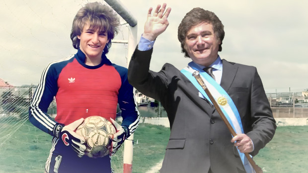 Javier Milei fue portero en las inferiores de un club de Argentina