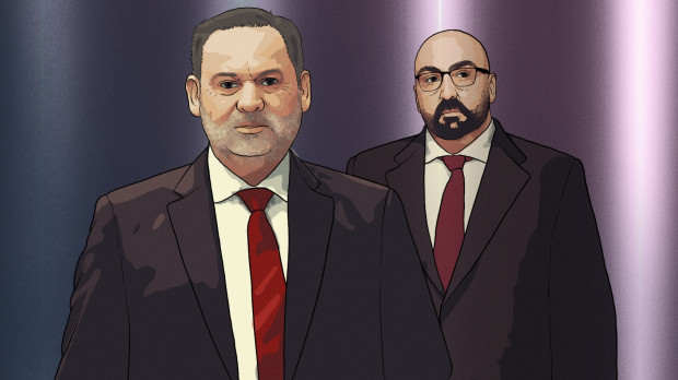 Ilustración: José Luis Ábalos y su exasesor, Koldo García Izaguirre