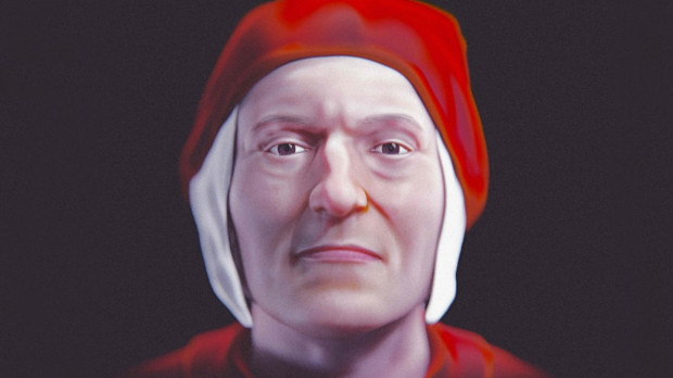 Reconstrucción del rostro de Dante