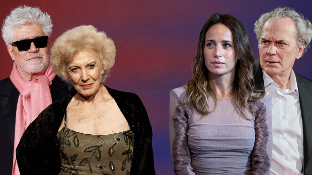 Pedro Almodóvar, Marisa Paredes, Marta Etura y José Coronado