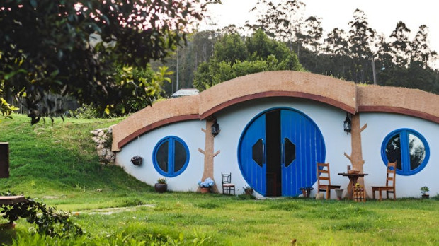 Uno de los alojamientos del complejo turístico "Mi tesoro" en Viveiro