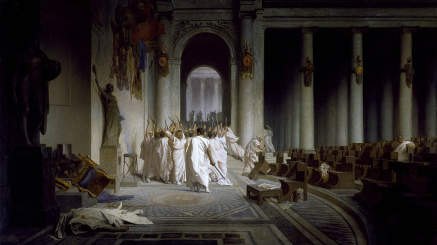 Muerte de César de Jean-Léon Gérôme