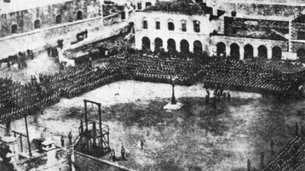 Ejecución militar pública en Gibraltar