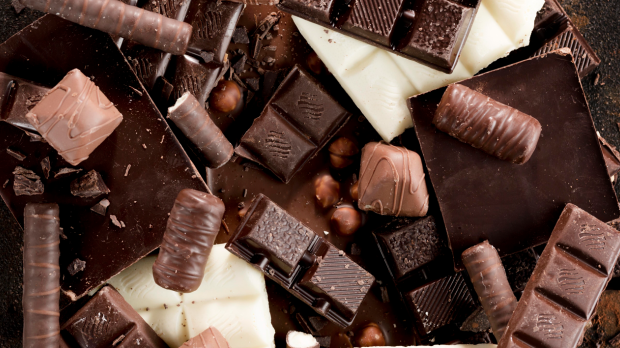 Diferentes tipos de chocolates