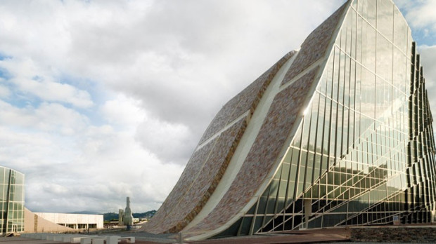 Museo Centro Gaiás de la Ciudad de la Cultura en Santiago de Compostela