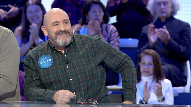 Óscar Díaz, este lunes en 'Pasapalabra', concurso en el que está haciendo historia