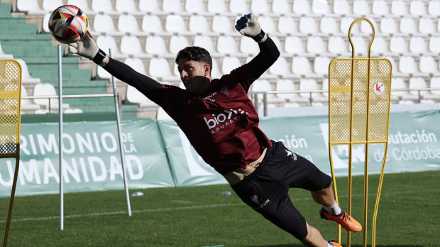 Carlos Marin, durante un entrenamiento