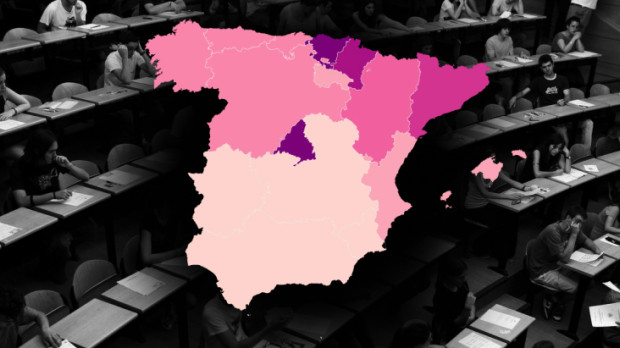 Mapa del Índice de talento Cotec