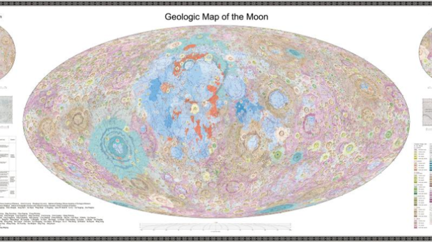 Mapa geológico de la Luna