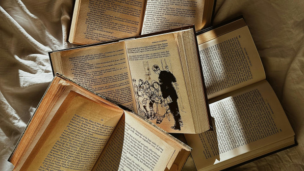 Varios libros como enriquecimiento del pensamiento