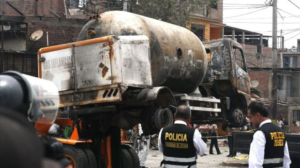 Explosión en Lima