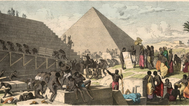 Antiguo Egipto: construye las pirámides, por Heinrich Leutemann