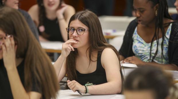 Estudiantes preparados para realizar la EBAU este junio