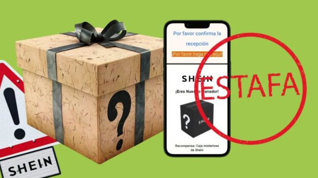 Cuidado con este correo que anuncia una caja misteriosa de Shein, es una estafa