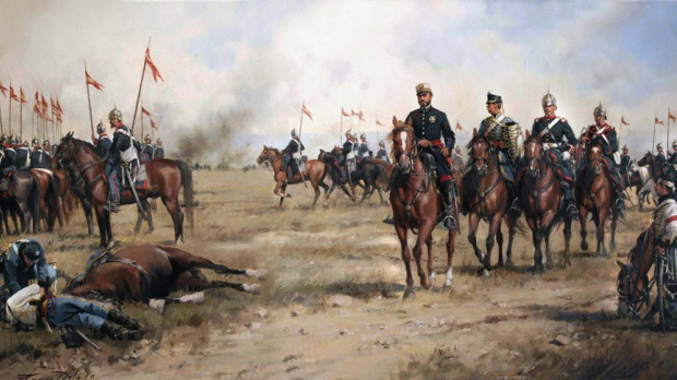 General Juan Prim. Obra de Augusto Ferrer-Dalmau