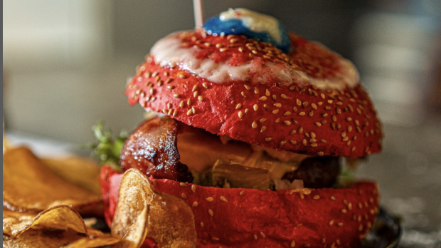 Hamburguesa Capitán América, de Ovante