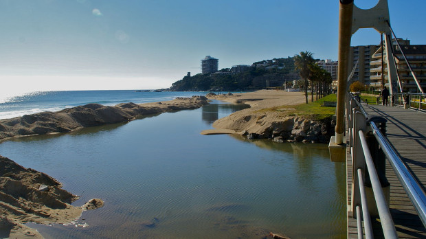 Playa de Torre Valentina, en Calonge i Sant Antoni