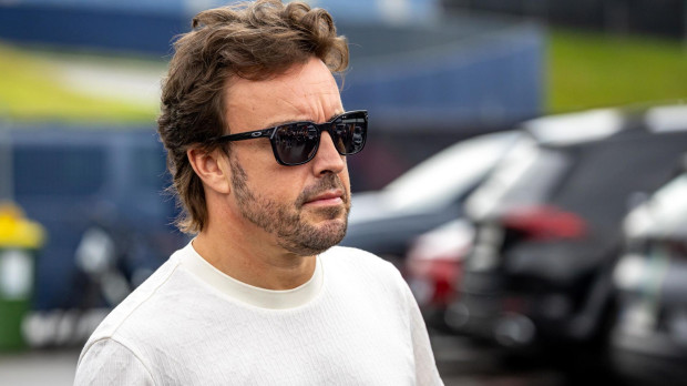 Fernando Alonso, durante el GP de Austria