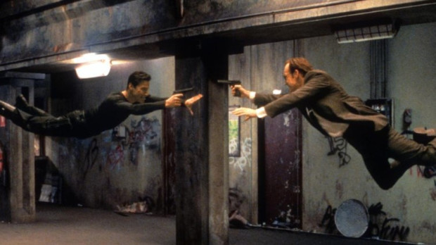 Escena de Matrix (1999)