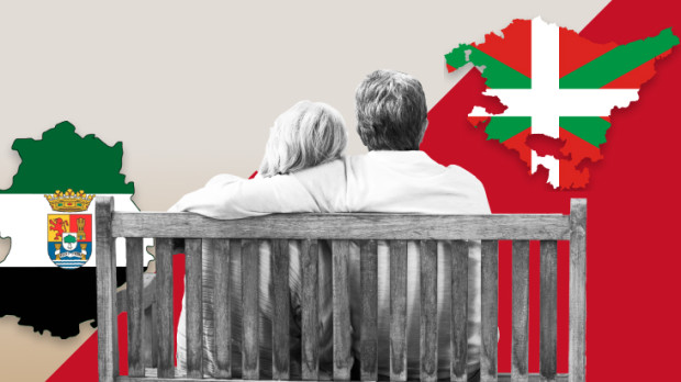 Hay notables diferencias entre las pensiones de las distintas comunidades autónomas