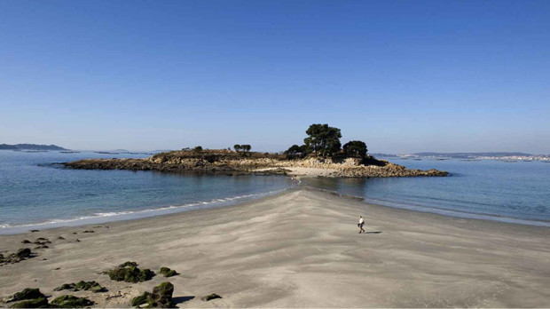 Isla de San Clemente en Marin (Pontevedra)