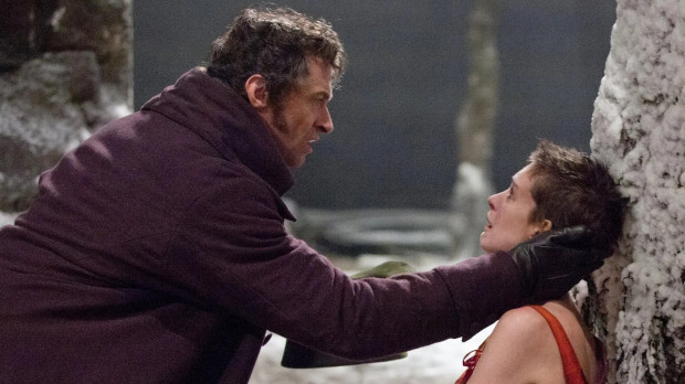 Hugh Jackman y Anne Hathaway, como Valjean y Fantine, en la versión cinematográfica de 2012