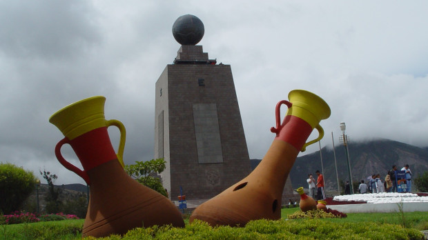El monumento Mitad del Mundo, en Ecuador, que conmemora la expedición