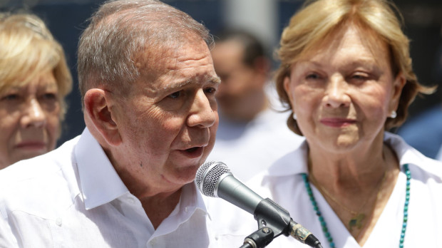 El candidato a la presidencia de Venezuela, Edmundo González Urrutia, en Caracas