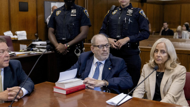 Harvey Weinstein durante su comparecencia en el juicio