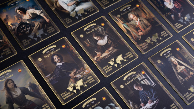 Algunos de los cromos de la primera temporada de Qromo Imperium