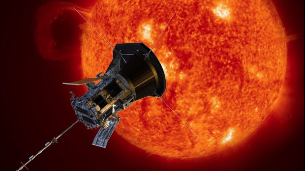 Representación artística de Parker Solar Probe