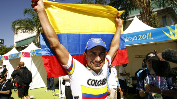 Fotografía de archivo del 10 de octubre de 2011 del ciclista colombiano Marlon Pérez