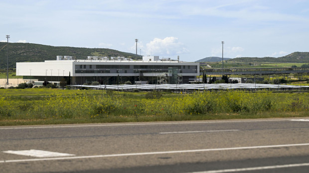 Vista de la terminal del aeropuerto de Ciudad Real.